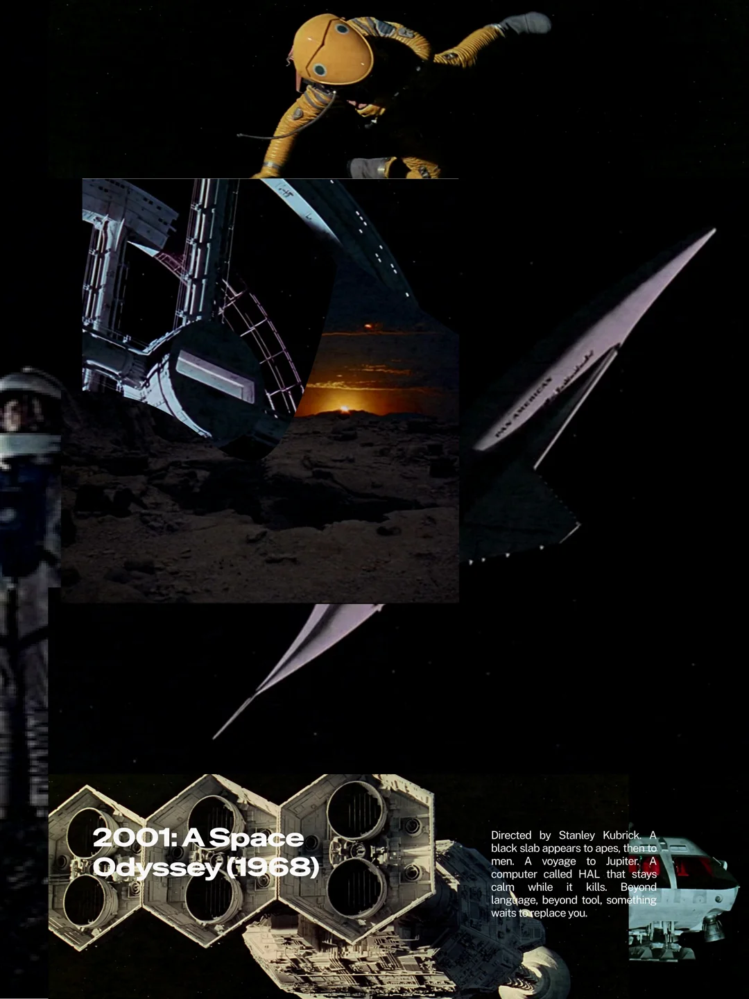 2001: A Space Odyssey (1968) poster by Toluwalope Opaleye, variation 2