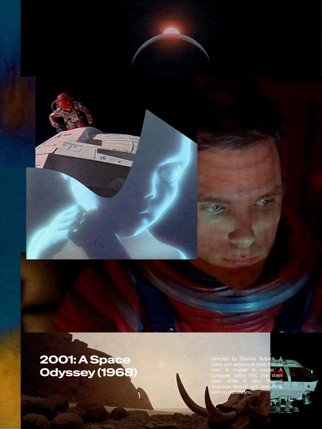 2001: A Space Odyssey (1968) poster by Toluwalope Opaleye, variation 3