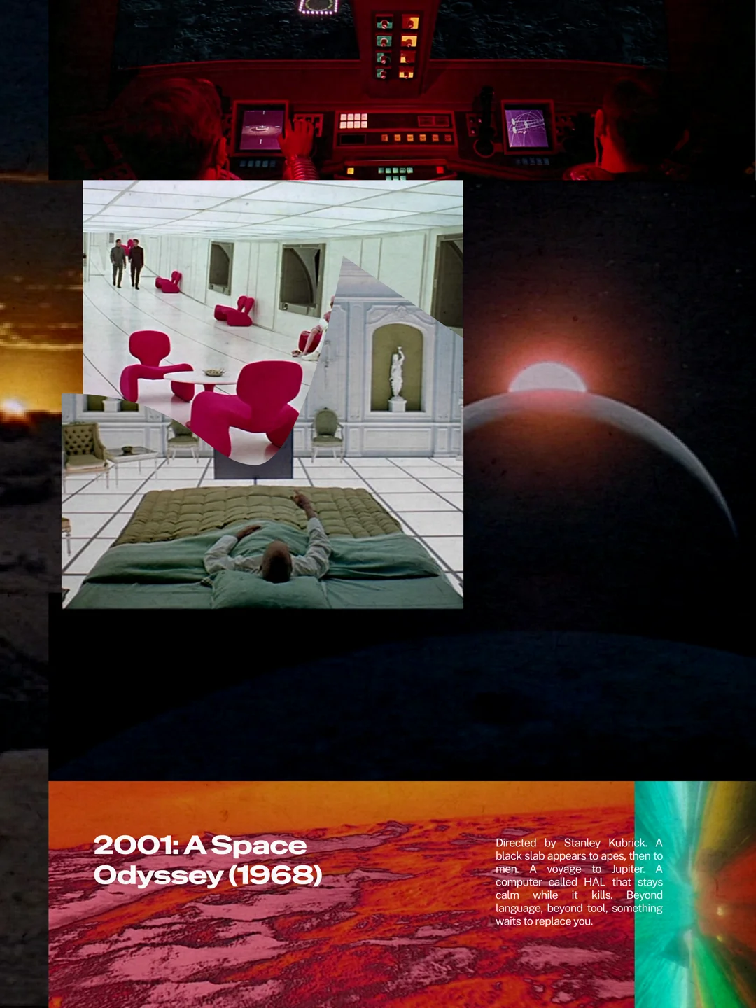 2001: A Space Odyssey (1968) poster by Toluwalope Opaleye, variation 4