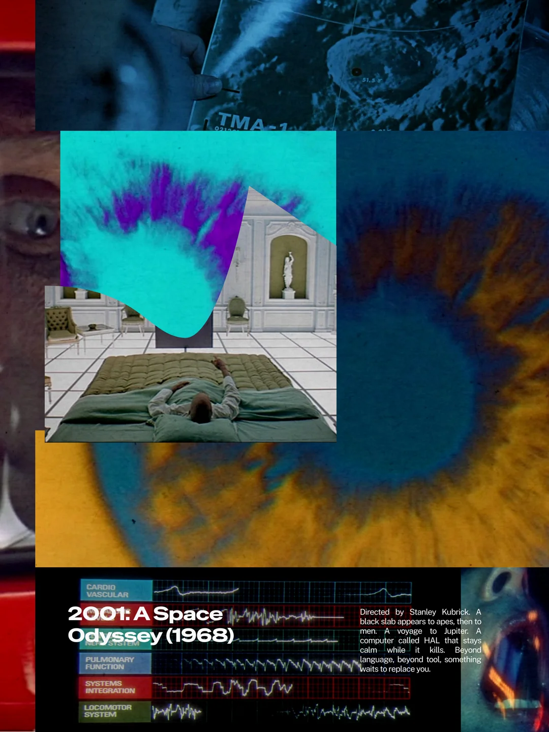 2001: A Space Odyssey (1968) poster by Toluwalope Opaleye, variation 5