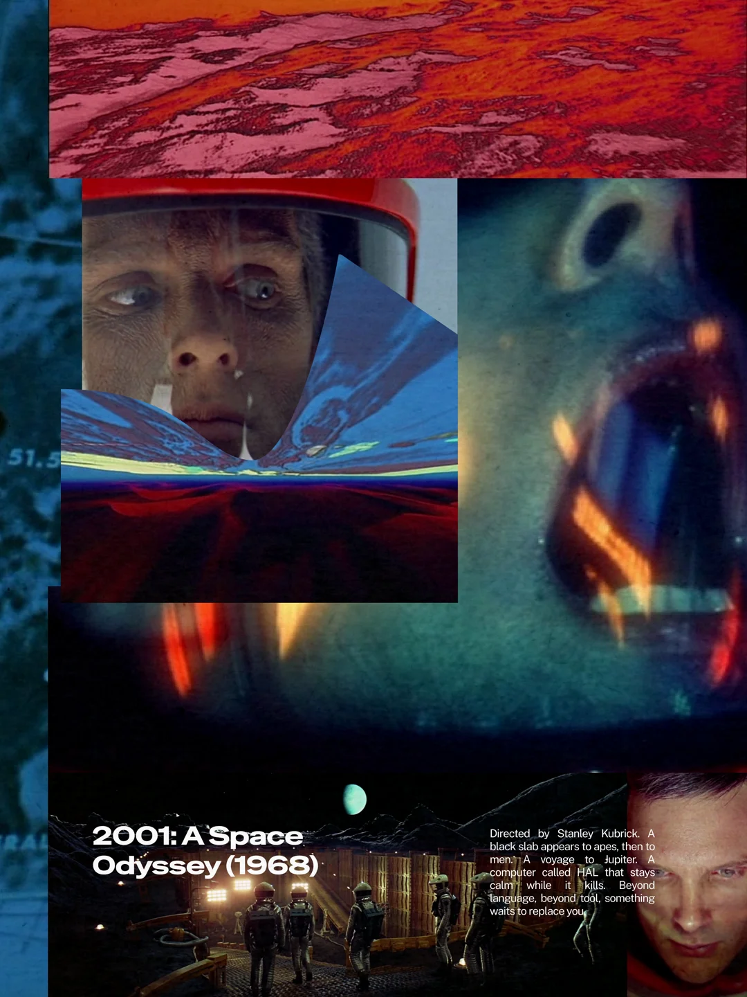 2001: A Space Odyssey (1968) poster by Toluwalope Opaleye, variation 6