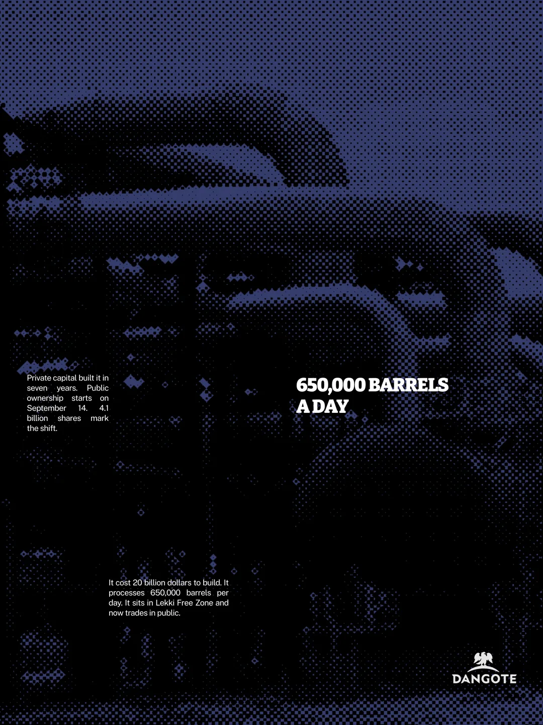Dangote Refinery IPO Poster Exp by Toluwalope Opaleye, variation 3