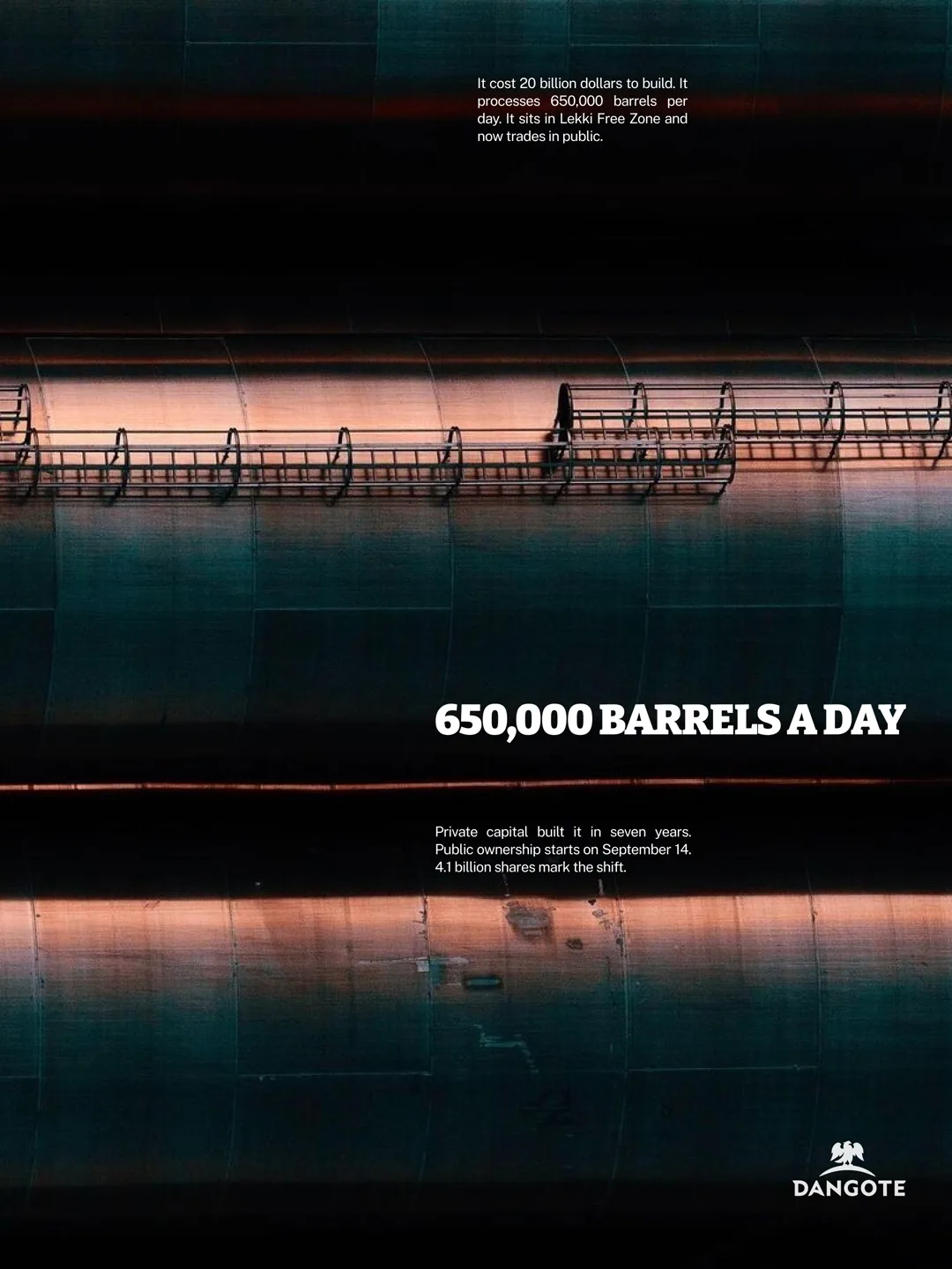 Dangote Refinery IPO Poster Exp by Toluwalope Opaleye, variation 4