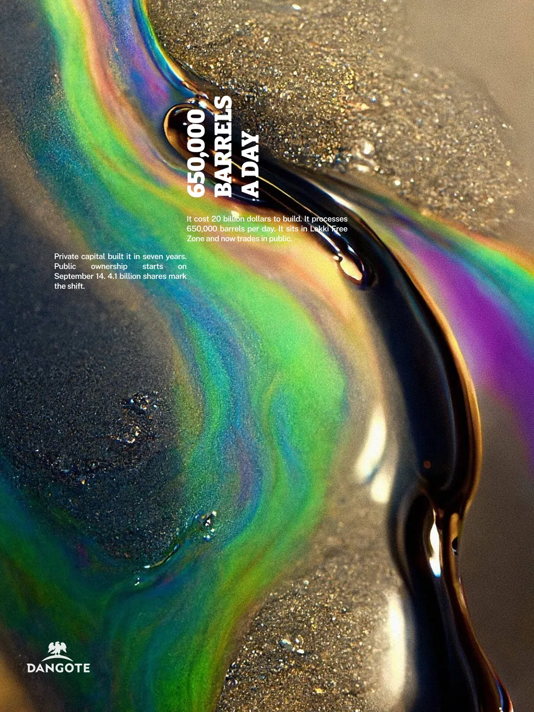 Dangote Refinery IPO Poster Exp by Toluwalope Opaleye, variation 7