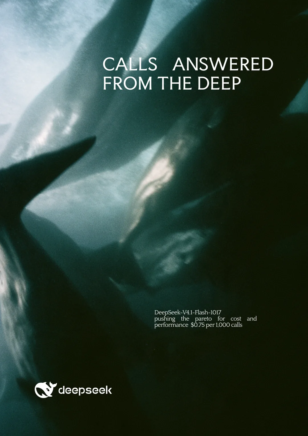 DeepSeek × Space Bunny poster by Toluwalope Opaleye — Calls answered from the deep, variation 16