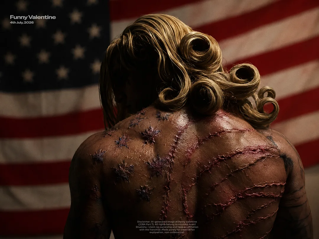 Funny Valentine, 4th July 2026 poster by Toluwalope Opaleye, variation 1